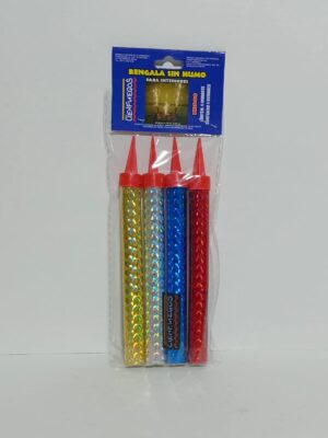 Vela Bengala Holografica Cienfuegos (Caja 10X4U.)