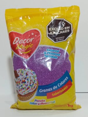 Grana Decormagic Violeta  X1Kg