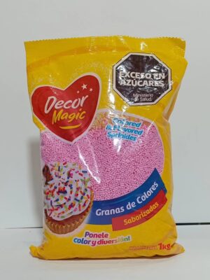 Grana Decormagic Rosa/Rosa Bebe X1Kg