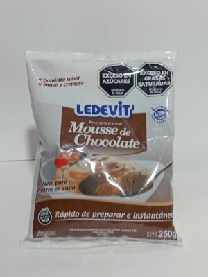 Mousse De Chocolate Ledevit 250Gr