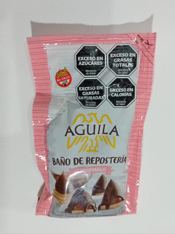 Baño Aguila Sachet Chocolate Marron Sin Tacc