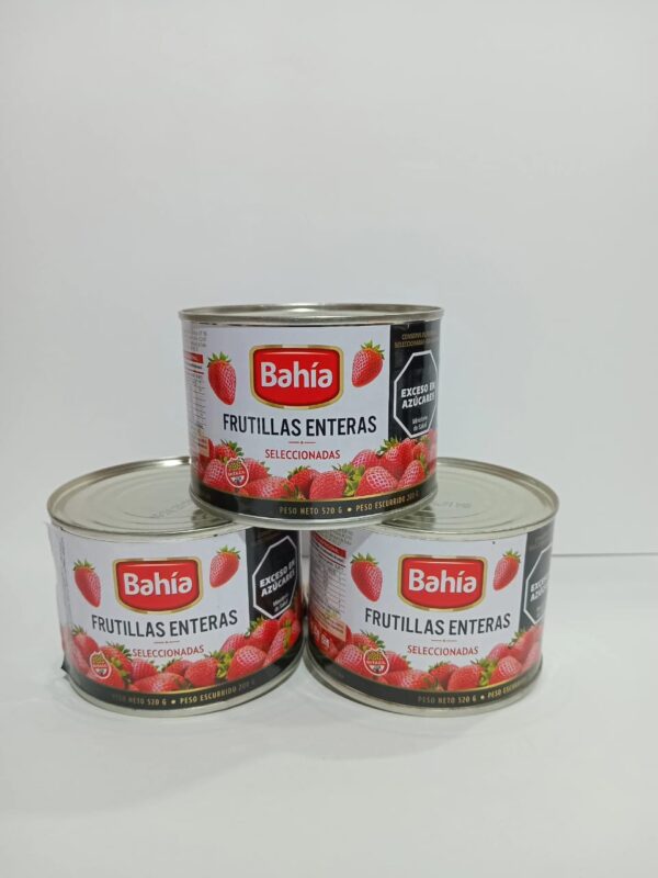 Frutillas Enteras En Lata Bahiax520Gr.