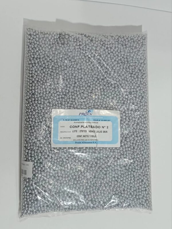 Confite Plateado Proin Nº2 Xkg