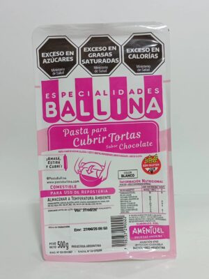Pasta Ballina Chocolate X500Gs