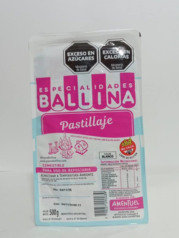 Pastillaje Preparado Ballina X500Grs