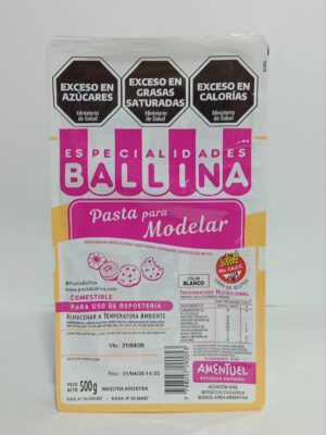Pasta Ballina Para Modelar X500Gs