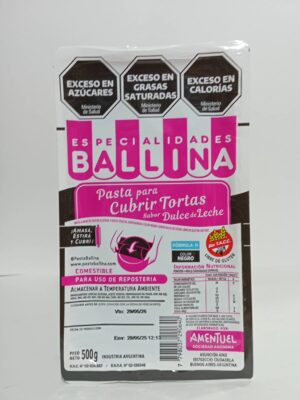 Pasta Ballina Formula H Color Negra X500Grs.