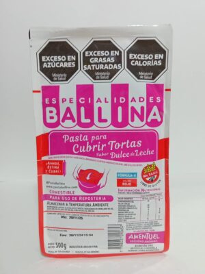 Pasta Ballina Formula H Color Roja X500Grs.