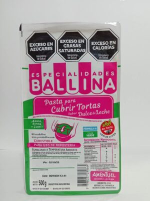 Pasta Ballina Formula H Color Verde X500Grs.