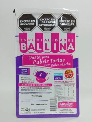 Pasta Ballina Formula H Color Violeta  X500Grs.