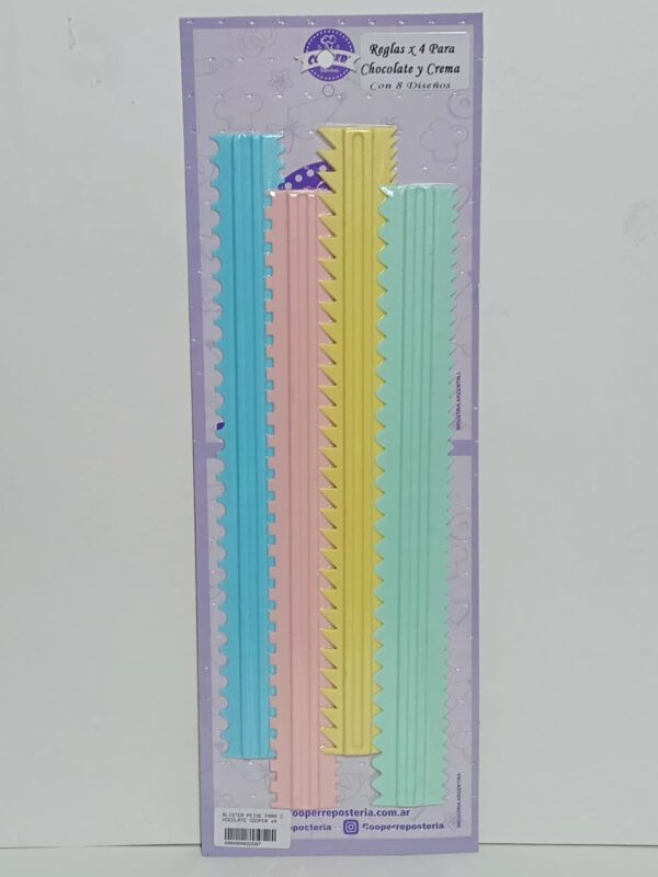 BLISTER PEINE PARA CHOCOLATE COOPER 30cm x4