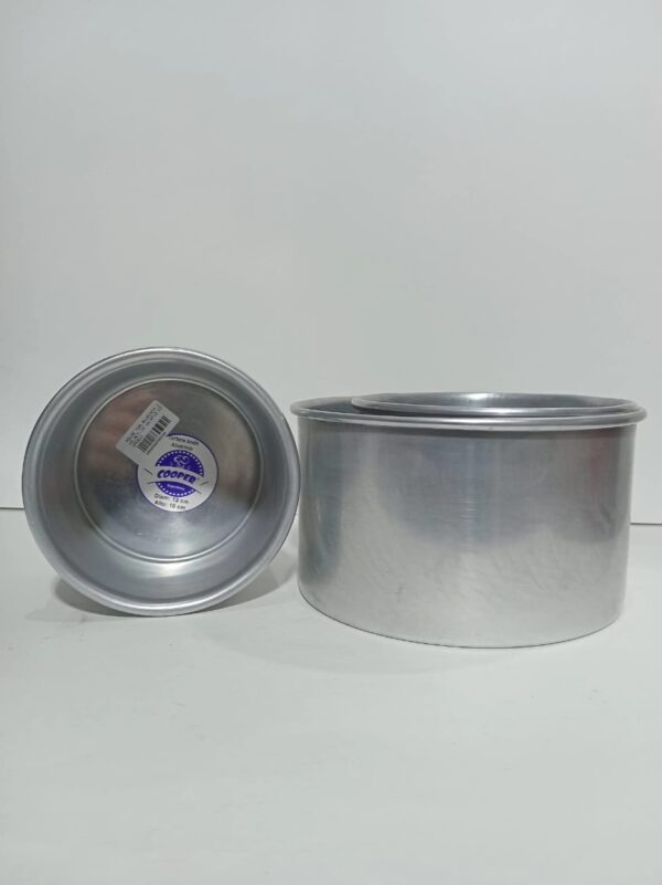 MOLDE TORTERA ALUMINIO INDIVIDUAL ALT.10 cm. Nº12 COOPER x1