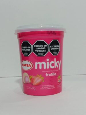 Pasta Mapsa Para Relleno Sabor Frutilla X450Grs