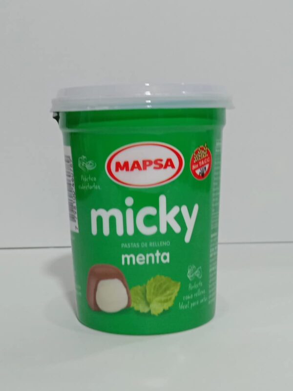 Pasta Mapsa Para Relleno Sabor Menta X450Grs