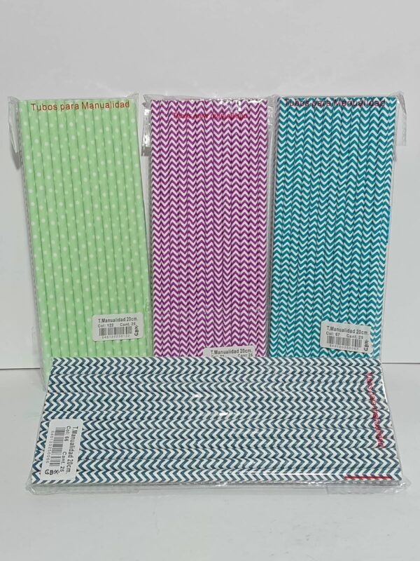 SORBETE POLIPAPEL BLANCO CON RAYAS FUCSIA CBX Nº1017 20cm x25