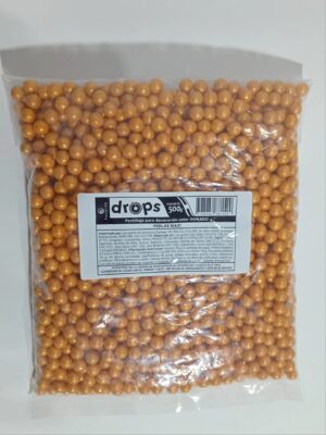 Drops Pastelar Perlas Maxi  Doradas   X500Grs