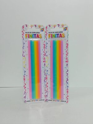 Blister Vela Finita Multicolor 17 Cm X24