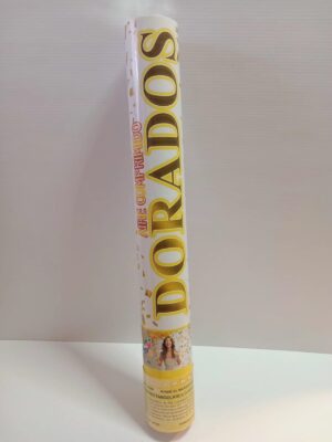 CAÑON CARIOCA METALIZADO DORADOS PARTY STORE 40cmx1