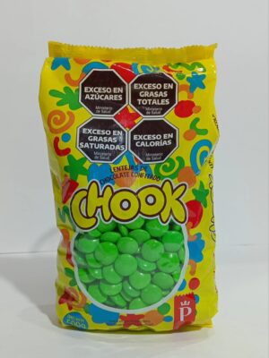 Lenteja Chocolate Mini Palmesano Chook Color Verde X500Grs