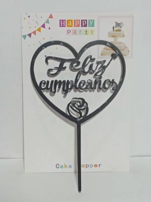 ADORNO PINCHE FELIZ CUMPLEAÑOS METAL x1 YJ0598