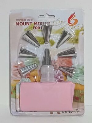 SET 8 PICOS CON CUPLA Y MANGA x1