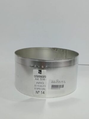 MOLDE POSTRE ARO DE HOJALATA Nº14 x1 516