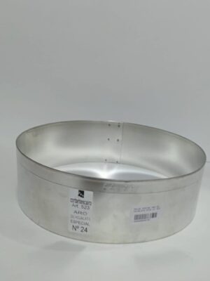MOLDE POSTRE ARO DE HOJALATA Nº24 x1 523