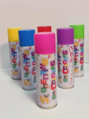 SERPENTINA EN AEROSOL MULTICOLOR  (80grs)