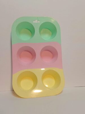 MOLDE SILICONA 6 PIROTINES TRICOLOR