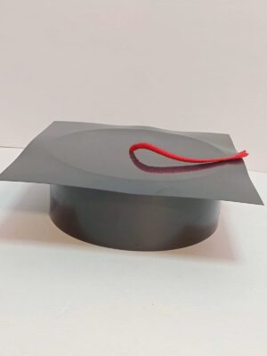 GORRO EGRESADO PLASTICOx12