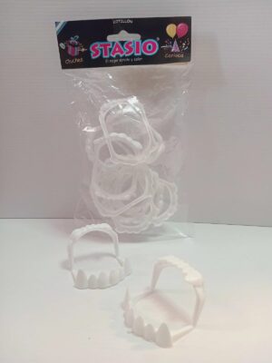 DIENTE DRACULA BLANCO STASIO x12u.