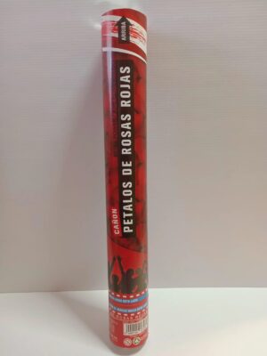 CAÑON CARIOCA BOMBUCHA PETALOS COLOR ROJO 40cm x1 73260