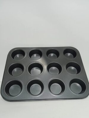 PLACA ANTIADHERENTE PARA 12 CUPCAKE x1