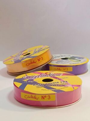 CINTA RASO Nº3 FUCSIA x10mts