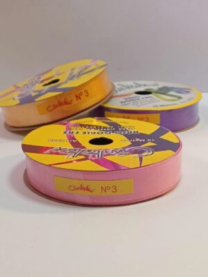 CINTA RASO Nº3 ROSA x10mts