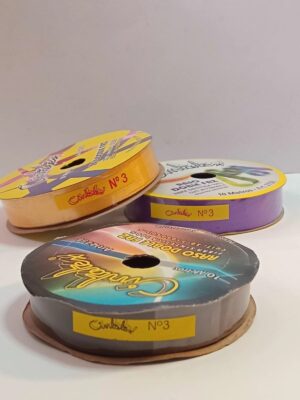 CINTA RASO Nº3 NEGRO x10mts