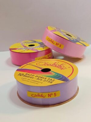 CINTA RASO Nº5 LILA x10mts