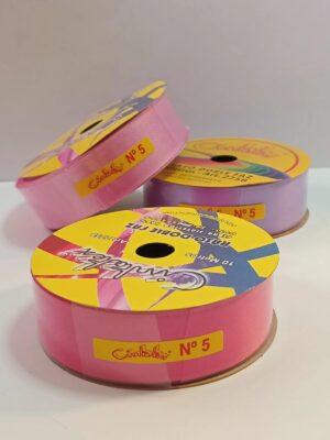 CINTA RASO Nº5 FUCSIA x10mts