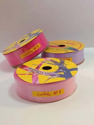CINTA RASO Nº5 ROSA x10mts