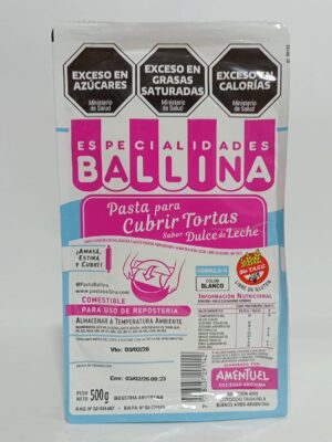 Pasta Ballina "H" Formula Inteligente X500Gs