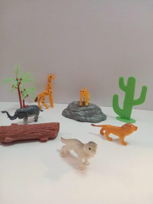 SET ANIMALES DE LA SELVA (EN BOLSA) x1