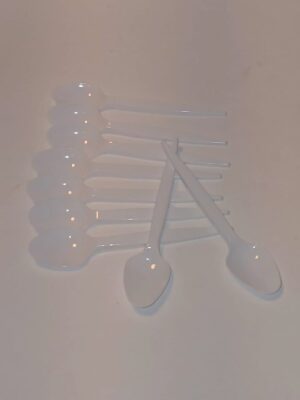 CUCHARA REFORZADA BLANCA (16 Cm) x10