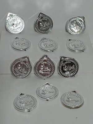 MEDALLAS DE EGRESADO X12 PLATEADAS