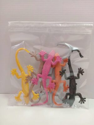 LAGARTIJAS GOMA COLOR PATRIMAR x6