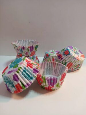 PIROTIN CUPCAKE Nº10 (M-PACK) FLORES 2 CAJA x510