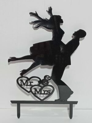 PINCHE FIBROFACIL PAREJA DE NOVIOS x1 (varios modelos) DESTELLOS