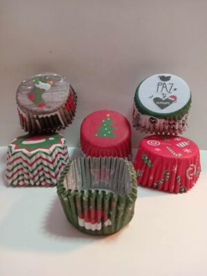 PIROTIN CUPCAKE Nº10 NAVIDEÑO (CONVIDA) CAJA x500