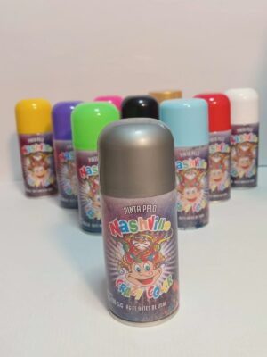 PINTURA AEROSOL PARA PELO NASHVILLE CRAZY COLOR PLATEADO x1