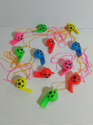 SILBATO PLASTICO PELOTA IMPORTADO x100