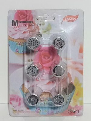 SET 6 PICOS PASTELEROS x1